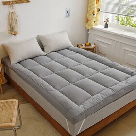 Topper Pad for Mattress Gray Full T3656P380292