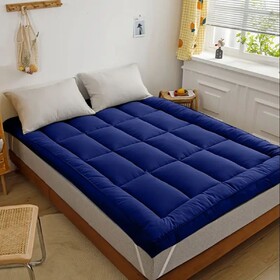 Topper Pad for Mattress Navy King T3656P380315
