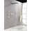 Wall Mounted Waterfall Rain Shower System with 3 Body Sprays & Handheld Shower TH-78109-NS