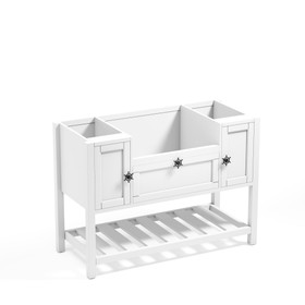 Bathroom Vanities without Tops 48 in. W x 20-1/2 in. D Bathroom Vanity Cabinet Only in White TH-B40360-WH