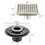 6 inch Square Shower Floor Drain TH-FD106NS