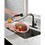 Matte Black Kitchen Faucets with Pull Down Sprayer, Single Handle Kitchen Sink Faucet with Pull Out Sprayer TH4006-MB