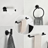 6 Piece Stainless Steel Bathroom Towel Rack Set Wall Mount Thg08Mb