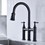 Bridge Kitchen Faucet with Pull-Down Sprayhead in Spot THSP002MB