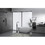Trustmade 10 inches Ceiling Mount Pressure-Balanced Shower System, Bathroom Luxury Rain Mixer Shower Combo Set, Matte Black TMSF10LYJ-2W04MB