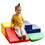 Soft Climb and Crawl Foam Playset, Safe Soft Foam Nugget Block for Infants, Preschools, Toddlers, Kids Crawling and Climbing Indoor Active Play Structure TX296663AAL