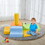 Soft Climb and Crawl Foam Playset 6 in 1, Soft Play Equipment Climb and Crawl Playground for Kids,Kids Crawling and Climbing Indoor Active Play Structure TX307728AAL