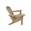 UM HDPE Resin Wood Adirondack Chair - Brown UM-HKD21A-BR