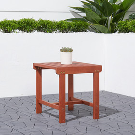 Malibu Outdoor Patio Wood Side Table V1802