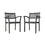 Renaissance Outdoor Patio Hand-scraped Wood Stacking Armchair (Set of 2) V1805