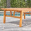 Kapalua Honey Nautical Eucalyptus Wooden Outdoor Sofa Table V1957