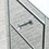 W 22"x D 16 ' x 26.8" Flash silver mirror three drawer cabinet W1005P144029