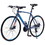 24 Speed Hybrid bike Disc Brake 700C Road Bike for men women's City Bicycle W1019112675