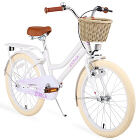Multiple Colors, Girls Bike with Basket for 7-10 Years Old Kids, 20 inch wheel, No Training Wheels Included W1019138602