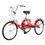 Red + Steel + Single Speed + 26 INCH + Adult