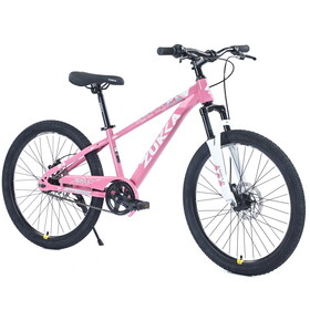 ZUKKA Mountain Bike,24 inch MTB for Boys and Girls Age 9-12 Years,Multiple Colors W1019P145189