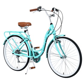 7 Speed, Steel Frame, Multiple Colors 24 inch Ladies Bicycle
