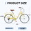 7 Speed, Steel Frame, Multiple Colors 24 inch Ladies Bicycle W1019P168628