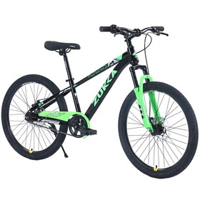 ZUKKA Mountain Bike,24 inch MTB for Boys and Girls Age 9-12 Years,Multiple Colors W1019P191760