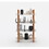 Multifuction Bookcase with Solid Wood Frame,Mix Color Plant Standing for Home Decro W1027104762