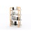 Multifuction Bookcase with Solid Wood Frame,Mix Color Plant Standing for Home Decro W1027107069