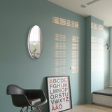 Frameless Beveled Wall Mounted Bathroom Mirror, HD Makeup Mirror, 25