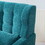 Modern Accent Chair Upholstered Foam Filled Living Room Chairs Comfy Reading Chair Mid Century Modern Chair with Chenille Fabric Lounge Arm Chairs Armchair for Living Room Bedroom (Teal) W1028P162721