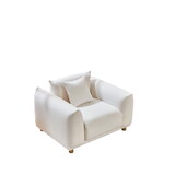 Luxurious Teddy Fabric Sofa - Enhance Your Living Space with Plush Comfort W1036103461