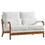 49.01"Modern Teddy Fabric Loveseat,Wood Frame Sofa for Living Room W1036119997