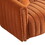 79.92" Modern Vertical Channel Tufted Velvet Sofa,Comfortable Sofa for Living Room-Orange W1036S00038
