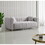 81.89"Teddy Large Modern Sofa with Gold Metal Legs,3 Seater Upholstered Sofa Love Seats Furniture for Bedroom, Apartment W1036S00046