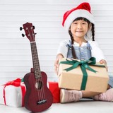Classical Guitar Beginner 23 inch, Maghongy Ukelele Starter Kit for Kids with Padded Bag, Strap, Tuner, Picks, Aqula Strings W104143662