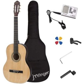 Full Size Classical Guitar 39 inch Guitar for Beginners with Gig Bag, Strap, Picks, 3 in 1 Metronome&Tuner, Natural W104143665