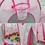 3 in 1 Rocket Ship Play Tent - Indoor/Outdoor Playhouse Set for Babies, Toddleers, Pink W104152314