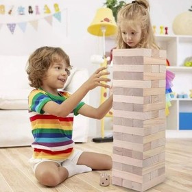 Tumbling Tower Giant Game with Carrying Case W104156483