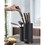 Knife Block Holder, Cookit Universal Knife Block without Knives, Unique Double-Layer Wavy Design, Round Black Knife Holder for Kitchen, Space Saver Knife Storage with Scissors Slot W104157813
