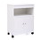 Wood Kitchen Microwave Cabinet Cart with 4 Universal Wheels and Roomy Inner Space for Home Use, White W104162894