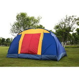 Outdoor 8 Person Camping Tent Easy Set Up Party Large Tent for Traveling Hiking with Portable Bag, Blue W104162943