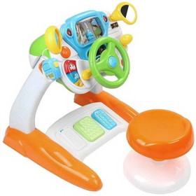Kids Driving Simulate Ride on Toy Steering Wheel Toy for Toddlers W104166647