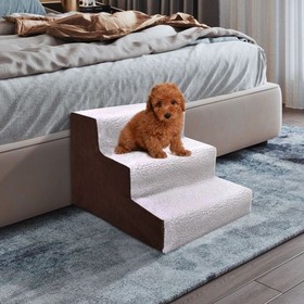 Doggy Steps for Dogs and Cats Used as Dog Ladder for Tall Couch, Bed, Chair or Car W1041HEVKS7