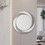 24 inch Wall-Mounted Silver Decorative Round Wall Mirror for Home, Living Room, Bedroom, Entryway W1043120224