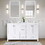 60 in Bathroom Vanity without Top and Sink, 60 inch Modern Freestanding Bathroom Storage Only, Bathroom Cabinet with Soft Close Doors and Drawers in White W1059142109