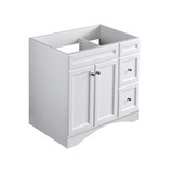 36 in. White Vanity Cabinet, Left Version W105956806