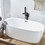 Single Handle Floor Mounted Tub Filler with HandShower W105959414