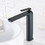 Single Hole Single-Handle High-Arc Bathroom Faucet in Matte Black W105963375