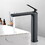 Single Hole Single-Handle High-Arc Bathroom Faucet in Matte Black W105963375