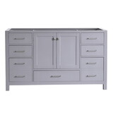 Bathroom Vanity Base Cabinet only, Single Bath Vanity in Gray, Bathroom Storage with Soft Close Doors and Drawers W1059P143342