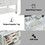 61" Bathroom Vanity, Solid Wood Frame Bathroom Storage Cabinet, Freestanding Vanity with Top