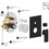 Male NPT Matte Black Shower System, Shower Faucet Set for Bathroom Shower Fixtures with 10 inch Rain Shower Head and Handheld (Pressure Balance Shower Trim Valve Kit Included) W1083110128