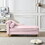 Modern Upholstery Chaise Lounge Chair with Storage Velvet (Pink) W1097102808